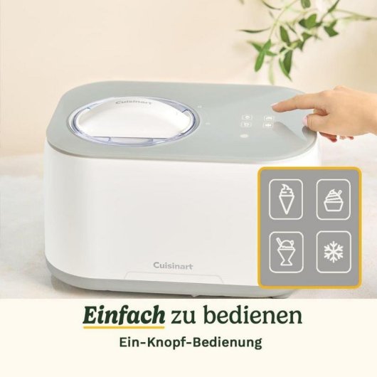 Heladera Cuisinart EasyFreeze 0,95 L Blanco