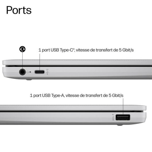 Ordinateur portable HP Chromebook 14a-nm0000nfx 14" MediaTek Kompanio 4GB 128GB ChromeOS
