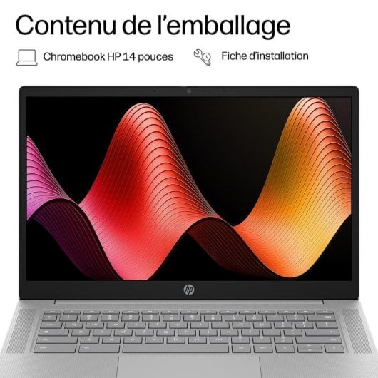 Ordinateur portable HP Chromebook 14a-nm0000nfx 14" MediaTek Kompanio 4GB 128GB ChromeOS