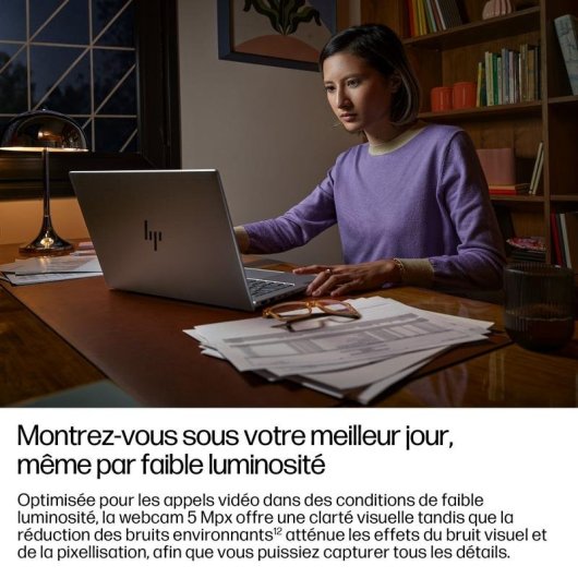 Ordinateur portable HP EliteBook 6 G1a 14" AMD Ryzen AI 5 340 32 Go Radeon 840M Windows 11 Pro 512 Go SSD écran antireflet