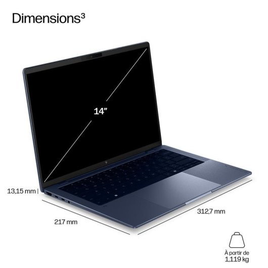 Portátil HP EliteBook X G2a 14" AMD Ryzen AI 5 16 GB 512 GB SSD Radeon 840M Windows 11 Pro