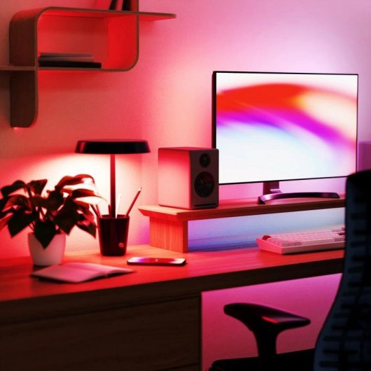Lâmpada de mesa inteligente Nanoleaf Umbra Cup Wi-Fi 6E 16M cores regulável