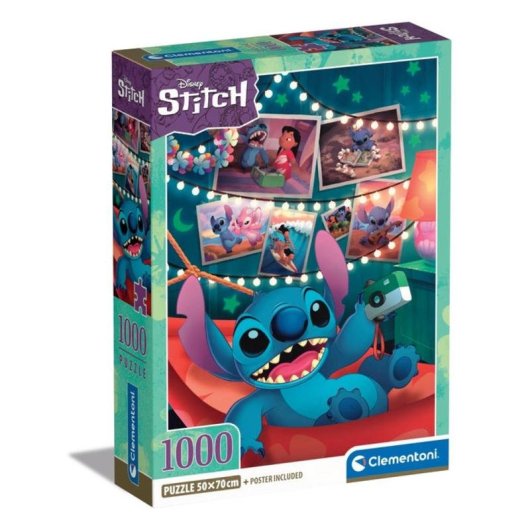 Puzzle Clementoni Disney Stitch 1000 Teile mehrfarbig