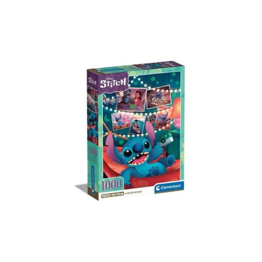 Puzzle Clementoni Disney Stitch 1000 Teile mehrfarbig