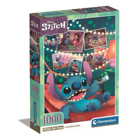 Puzzle Clementoni Disney Stitch 1000 Teile mehrfarbig