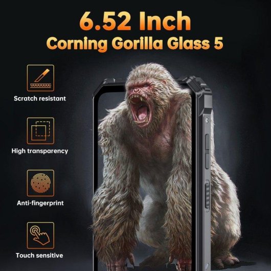 Oukitel G1 4G 6GB 256GB 6.52" Arancione