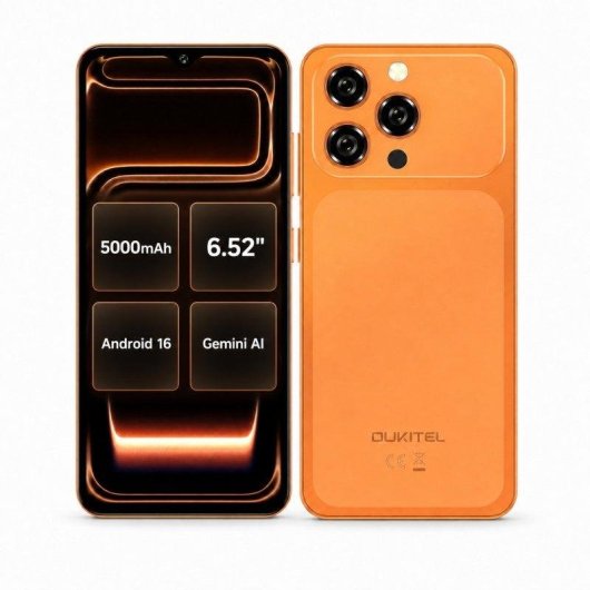 Oukitel C17 4G 6,52" 4GB 64GB Arancione Dual SIM