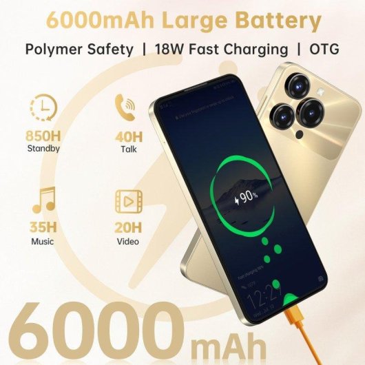 Oukitel C69 4G 4GB 128GB 7.2" Oro