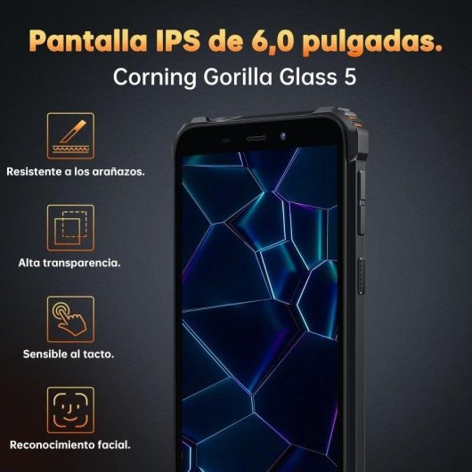 Oukitel G3 4G 4GB 6" 128GB Nero Batteria lunga durata