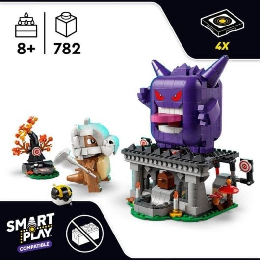 LEGO Pokémon SMART Play Enfrentamiento Tenebroso 72166 782 piezas