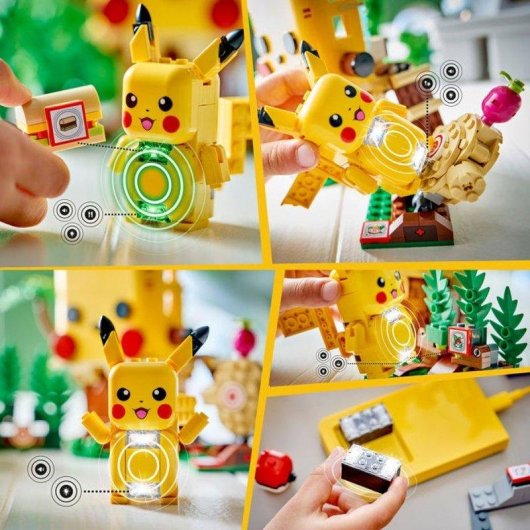 LEGO Pokémon Smart Play Pikachu y Casa de Entrenamiento 72164 400 piezas
