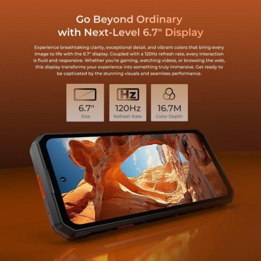 Oukitel WP58 Pro 5G 8GB 256GB 6.7" Nero