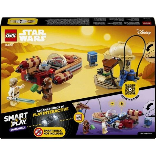 LEGO Star Wars Smart Play Luke’s Landspeeder 75420 215 pièces