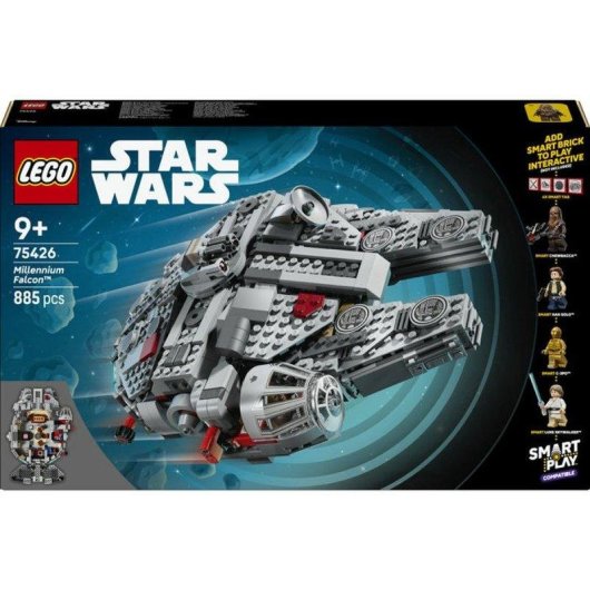LEGO Star Wars SMART Play Halcón Milenario 75426 885 piezas