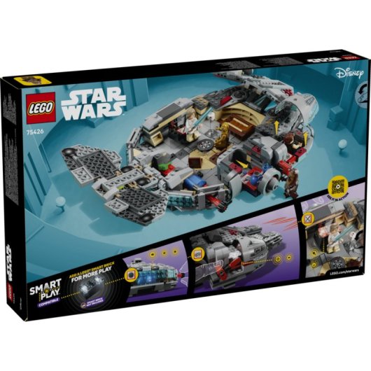 LEGO Star Wars SMART Play Halcón Milenario 75426 885 piezas