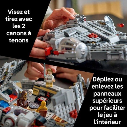 LEGO Star Wars SMART Play Halcón Milenario 75426 885 piezas