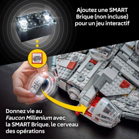 LEGO Star Wars SMART Play Halcón Milenario 75426 885 piezas