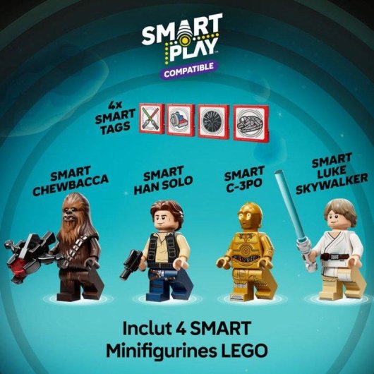 LEGO Star Wars SMART Play Halcón Milenario 75426 885 piezas
