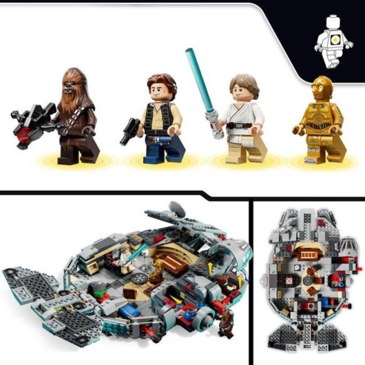 LEGO Star Wars SMART Play Halcón Milenario 75426 885 piezas