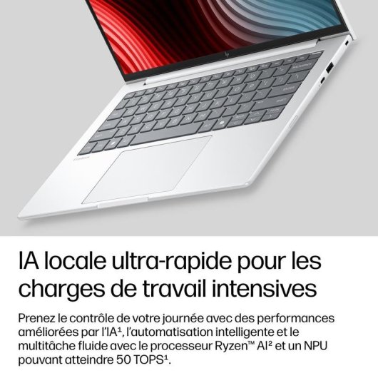 Ordinateur portable HP EliteBook 8 G2a 14" AMD Ryzen AI 5 435 16GB 512GB SSD Radeon Graphics Windows 11 Pro