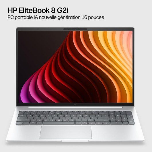 Portátil HP EliteBook 8 G2i 16" Intel Core Ultra 5 325 16 GB Windows 11 Pro 512 GB SSD Intel Gráficos lector de huellas