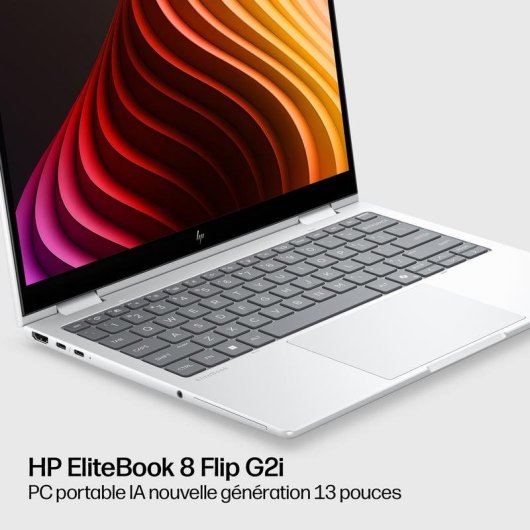 HP EliteBook 8 Flip G2i 13,3" Ordinateur portable Intel Core Ultra 5 325 16 Go 512 Go SSD Graphiques Intel Pro Windows 11, écran tactile