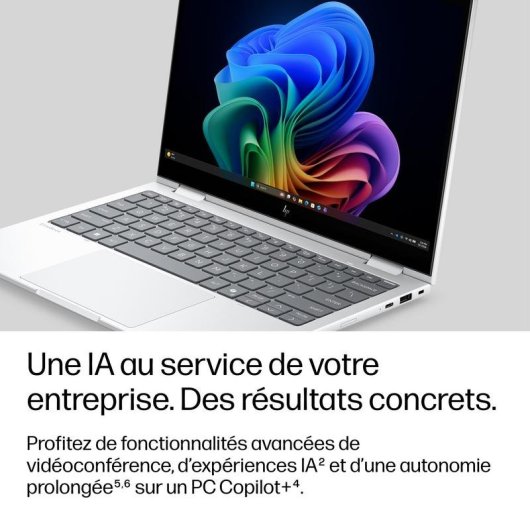 HP EliteBook 8 Flip G2i 13,3" Ordinateur portable Intel Core Ultra 5 325 16 Go 512 Go SSD Graphiques Intel Pro Windows 11, écran tactile