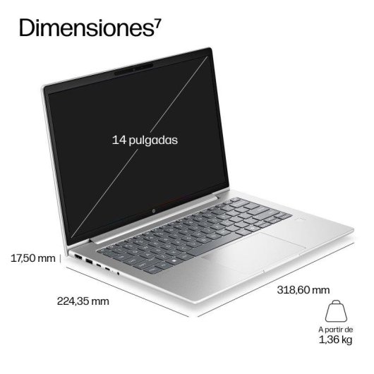 Ordinateur portable HP ProBook 4 G2i 14" Intel Core 5 315 16Go 512Go SSD Windows 11 Pro