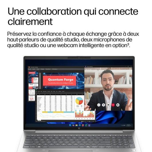 Ordinateur portable HP ProBook 4 G2i 16" Intel Core 5 16 Go Écran WUXGA 512 Go SSD Windows 11 Pro Graphiques Intel
