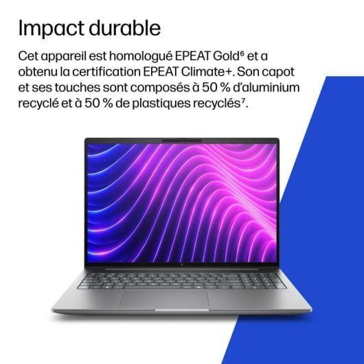 Ordinateur portable HP ZBook 8 16" Intel Core Ultra 7 356H 24GB 1TB SSD RTX 3000 Windows 11 Pro