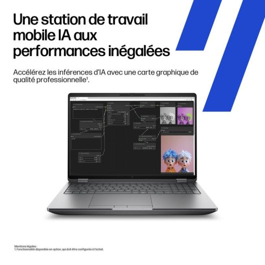 Ordinateur portable HP ZBook Fury 16 Intel Core Ultra 9 64GB 1TB SSD RTX 5000 Ada Windows 11 Pro