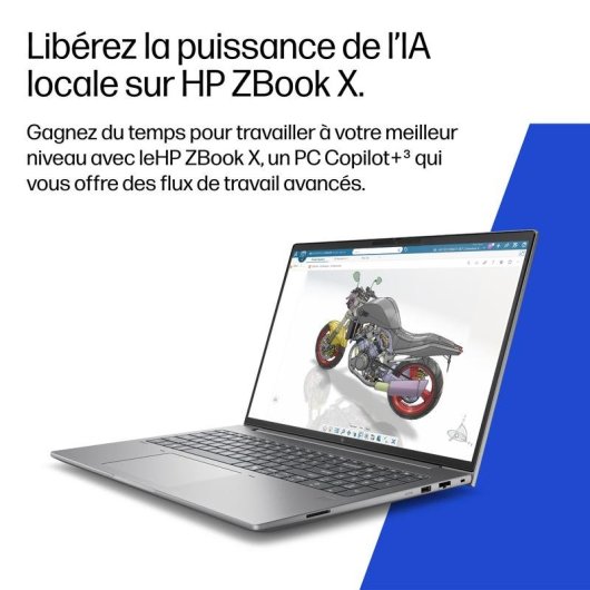 Ordinateur portable HP ZBook X 16" Intel Core Ultra 7 356H 24GB 1TB SSD RTX PRO 1000 Blackwell Windows 11 Pro