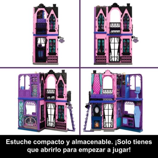 Casa de muñecas Monster High Hotel Buuuutique multicolor 750 mm con 13 accesorios