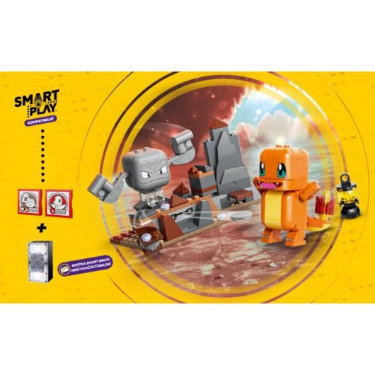 LEGO Pokémon Smart Play 72157 Batalla En La Cueva De Salamèche Y Racaillou 198 pièces