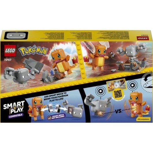 LEGO Pokémon Smart Play 72157 Batalla En La Cueva De Salamèche Y Racaillou 198 pièces