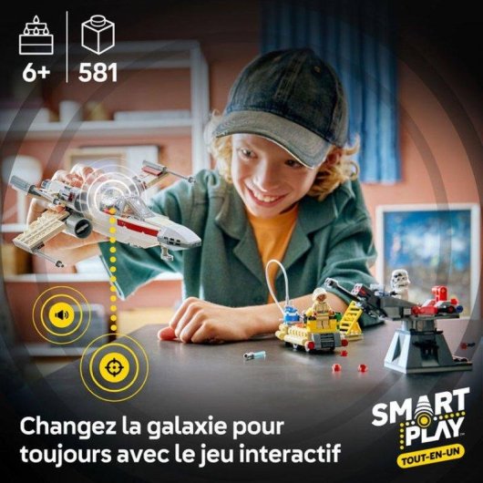 LEGO Star Wars Smart Play X-wing Rot Von Luke 75423 581 Teile