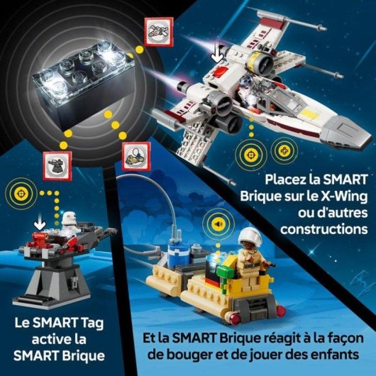 LEGO Star Wars Smart Play X-wing Rot Von Luke 75423 581 Teile