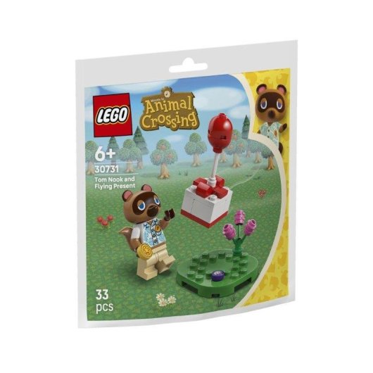 LEGO Animal Crossing Tom Nook e o Presente com Balão 30731 33 peças