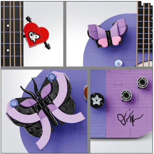 LEGO Editions Music Olivia Rodrigo Double Guitar 43031 1228 piezas
