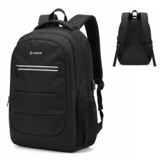 Mochila Subblim City Plus 16" 26L Negra