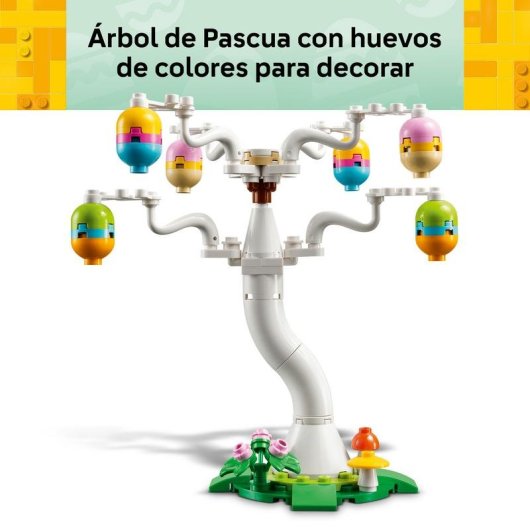 LEGO Iconic Búsqueda de Huevos de Pascua del Conejo y el Pollito 40808 140 piezas