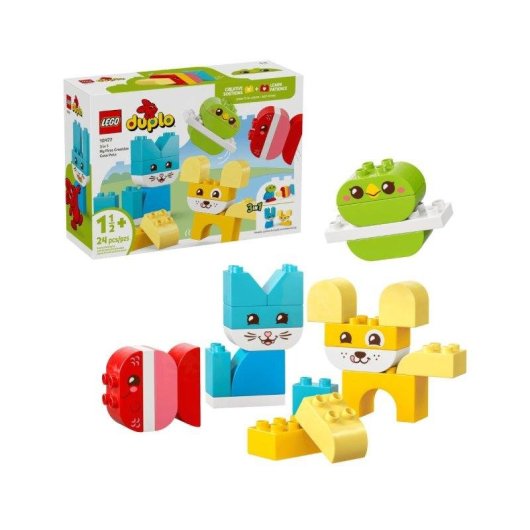 LEGO DUPLO Mi Primer Simpáticas Mascotas Creativas 3 en 1 10477 24 piezas