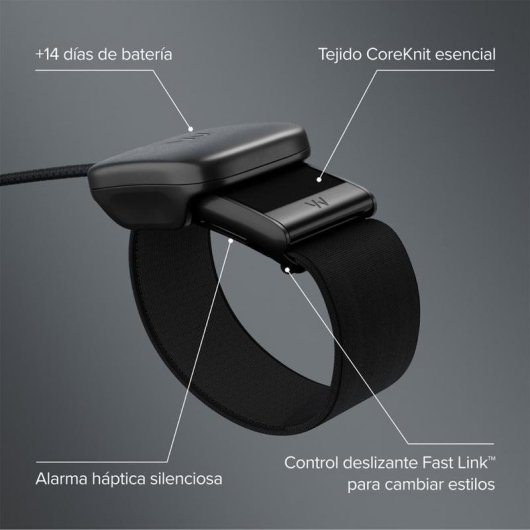 Pulsera de actividad WHOOP One Negro Hasta 14 días autonomía VO2 máx AI coach