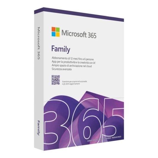 Suite de oficina Microsoft Office 365 Family 1 año 1 licencia