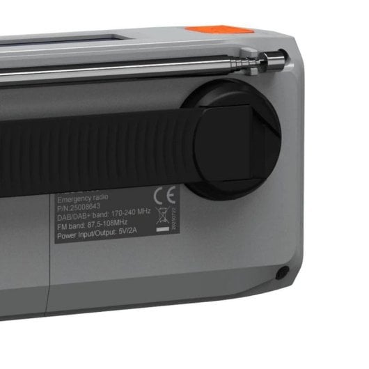 Radio Marmitek RESQ 100 DAB+/FM Bluetooth 5.3 panel solar 4500 mAh