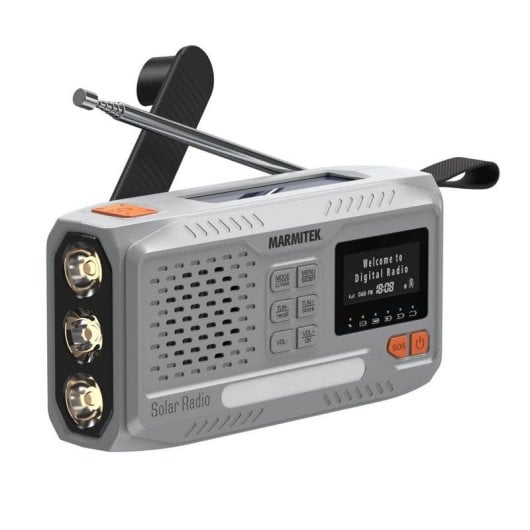 Radio Marmitek RESQ 100 DAB+/FM Bluetooth 5.3 panel solar 4500 mAh
