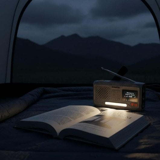 Radio Marmitek RESQ 100 DAB+/FM Bluetooth 5.3 panel solar 4500 mAh
