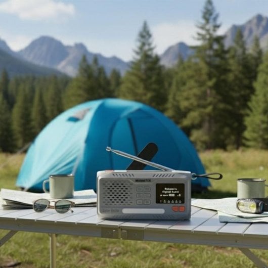 Radio Marmitek RESQ 100 DAB+/FM Bluetooth 5.3 panel solar 4500 mAh