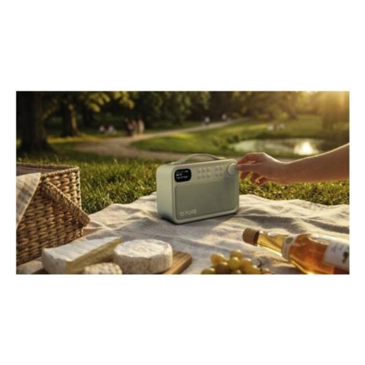 Radio portátil PURE Bloom Sage DAB+/FM Bluetooth 10 W IPX5 USB-C