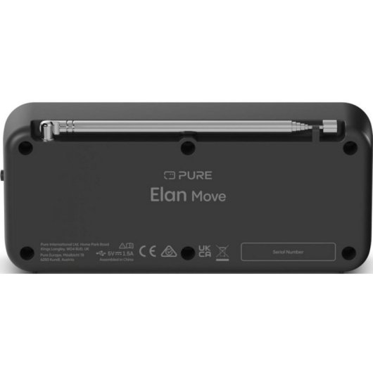 Radio Pure Elan Move DAB+ FM Bluetooth LCD 1,4in 16h